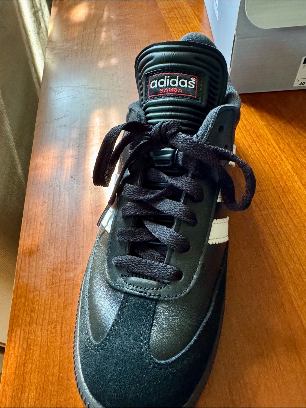 adidas unisex Samba Classic Sneakers - Black & White - Picture 3 of 9
